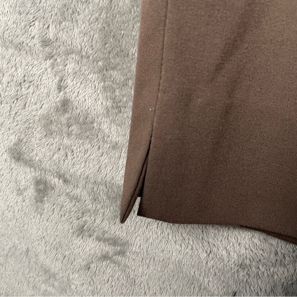 Lena Gabrielle Women’s Dress Pants Size 8 Brown Mid Rise Work Trousers - Picture 7 of 7